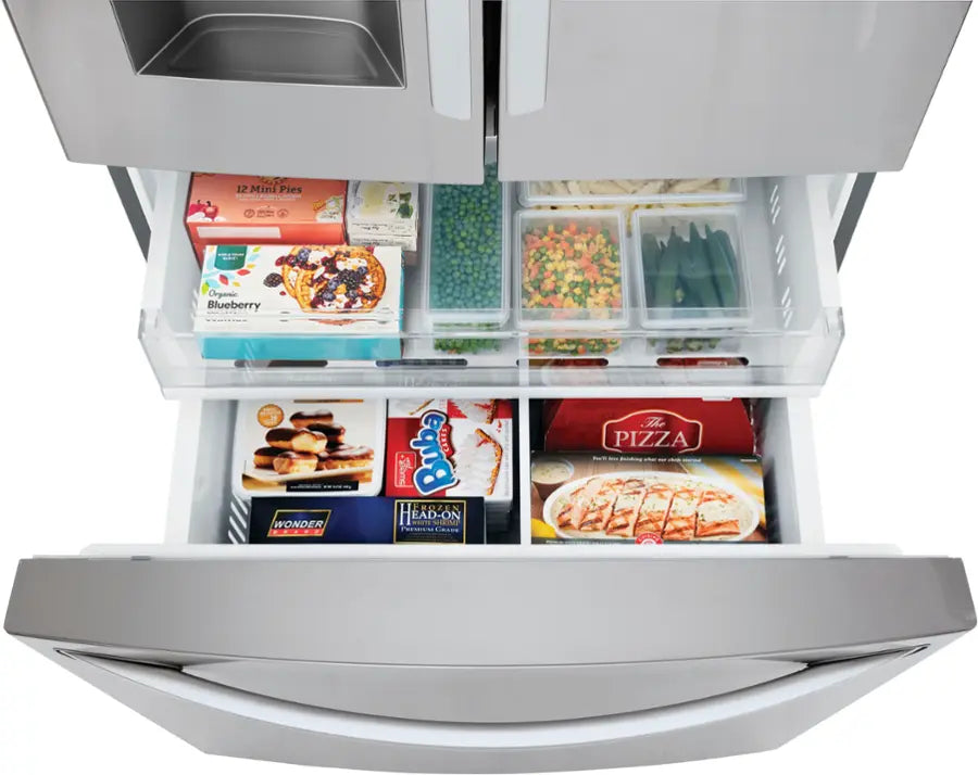 LG 28 cu. ft. 3 Door French Door, Standard Depth, Ice and Water with Single Ice Maker