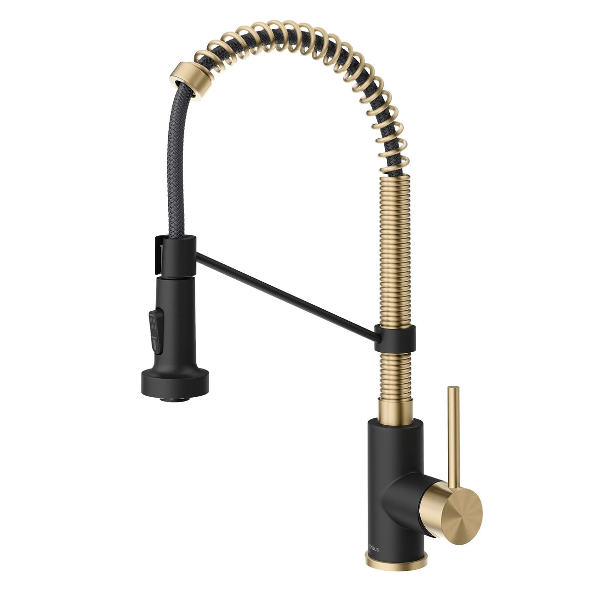 KRAUS KPF-1610SFACBMB favourite Bolden Commercial Style Single Handle Pull Down Kitchen Faucet