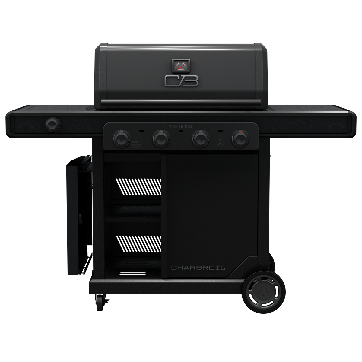 Char-Broil 463281024 Pro 4-Burner Gas Grill with Side Burner