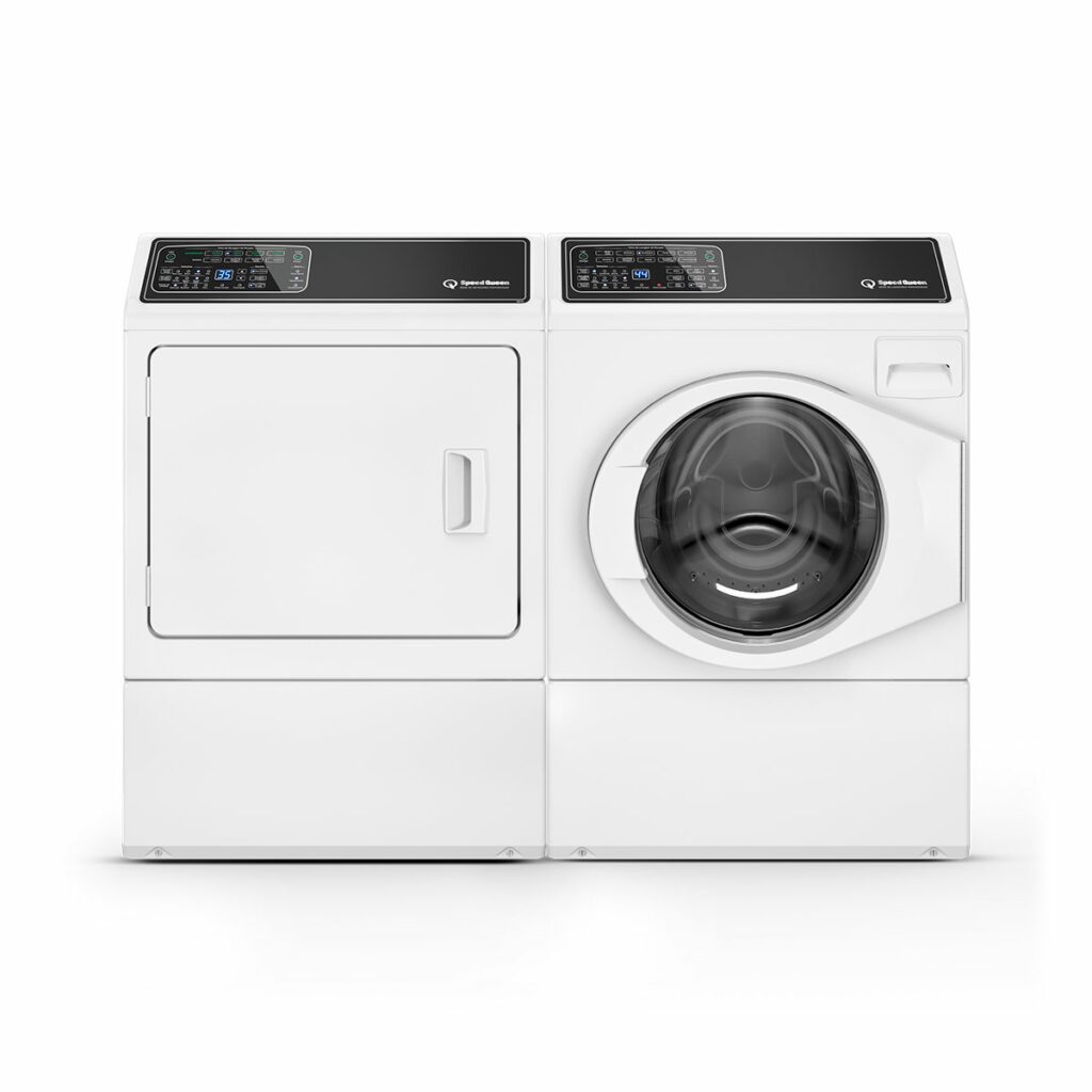 SPEED QUEEN FF7012WN 27 Inch Front Load Right Hinge Washer with 3.5 cu ft Capacity