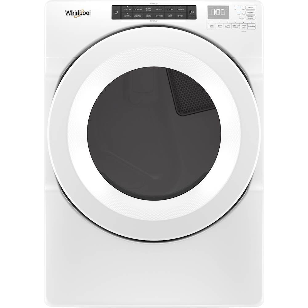 WHIRLPOOL WED560LHW 7.4 cu.ft Front Load Long Vent Electric Dryer