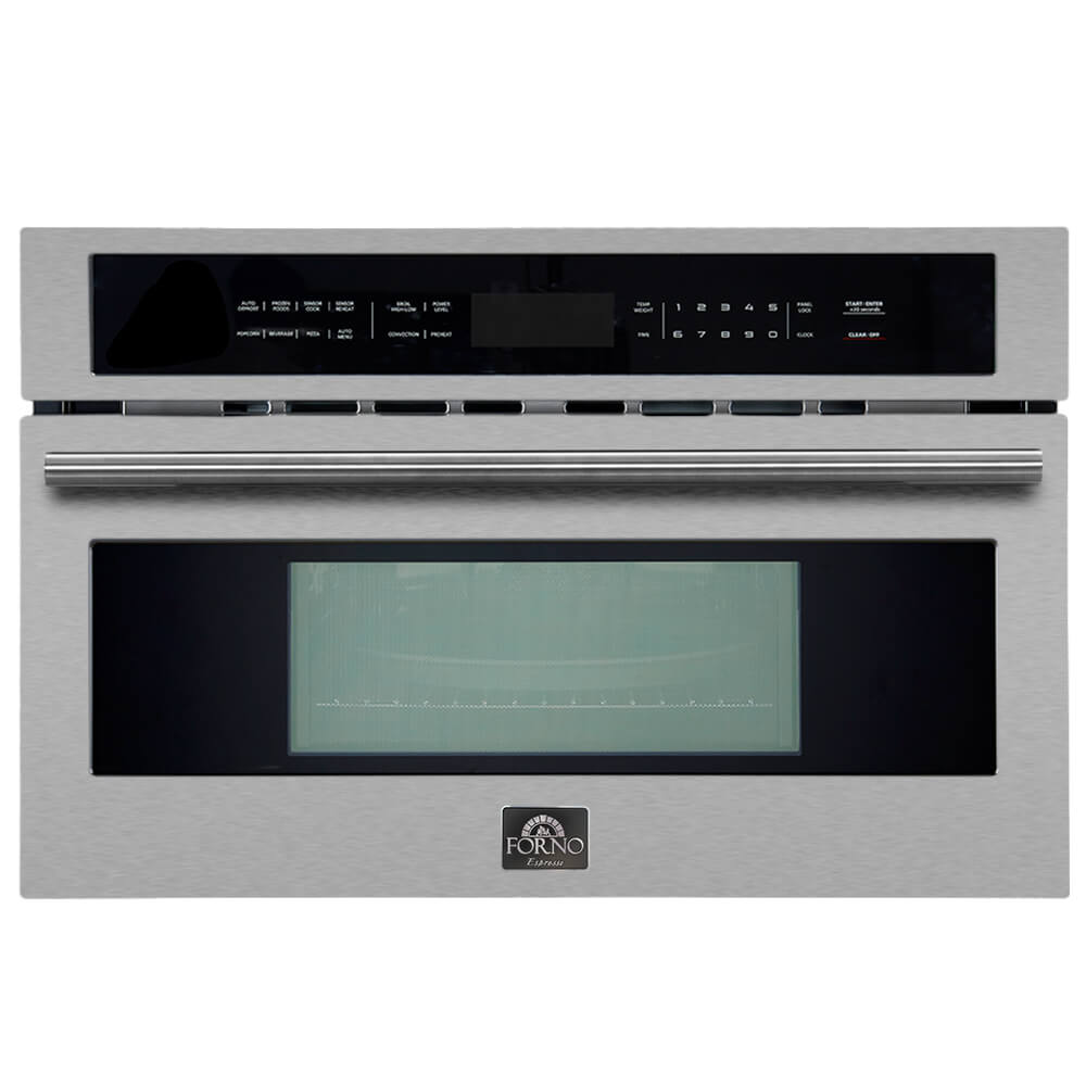 FORNO Oliena 30″ 1750 Watt Compact Oven &amp; 1000 Watt Microwave
