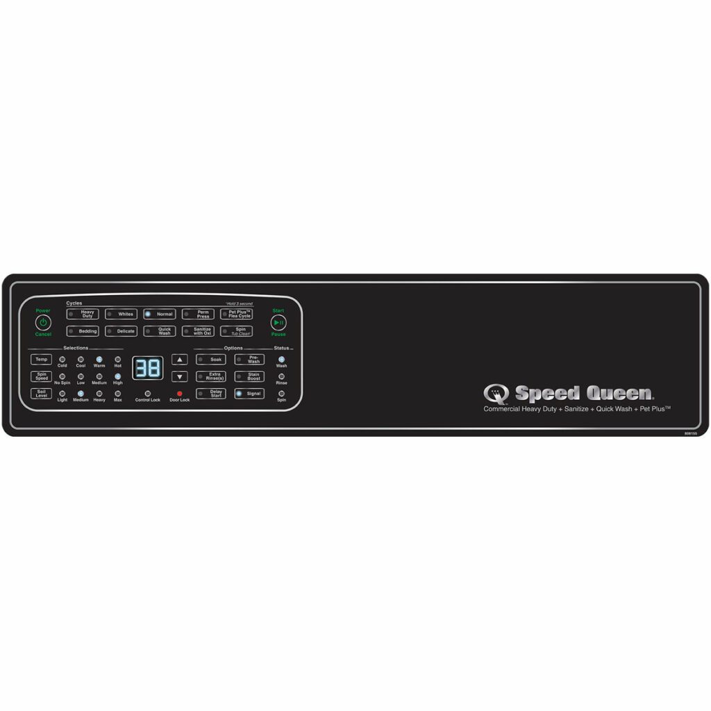 SPEED QUEEN FF7012WN 27 Inch Front Load Right Hinge Washer with 3.5 cu ft Capacity
