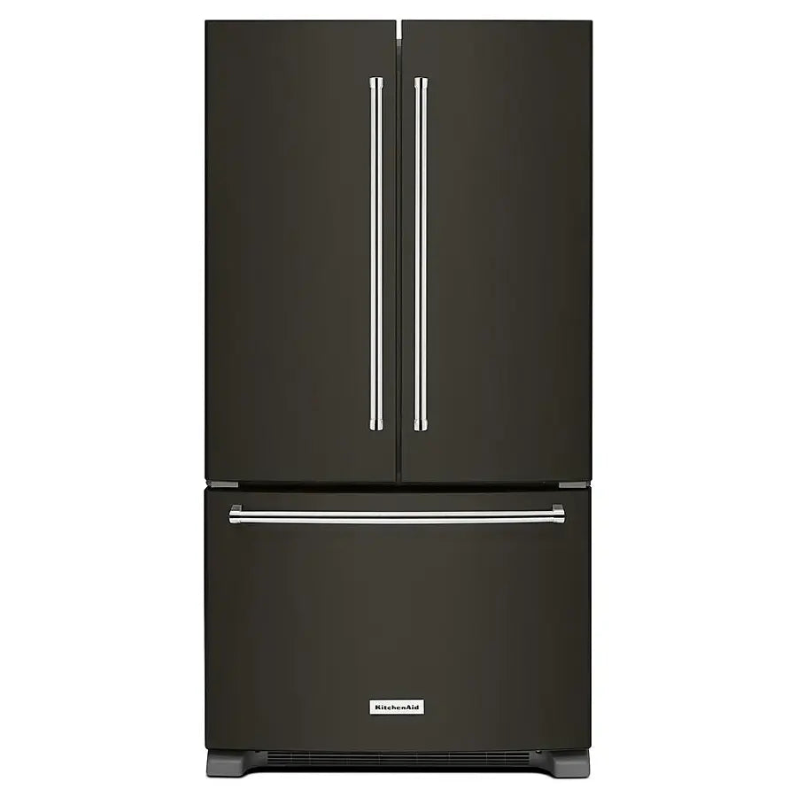 KITCHENAID KRFF305EBS 36-Width Standard Depth French Door Refrigerator with Interior Dispenser