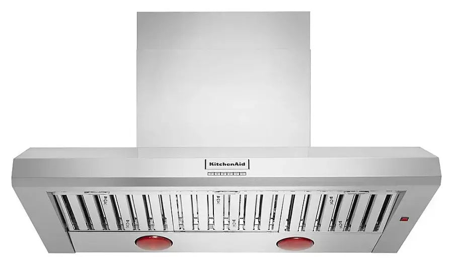 KITCHENAID KVWC958KSS 48&#39;&#39; 585 or 1170 CFM Motor Class Commercial-Style Wall-Mount Canopy Range Hood