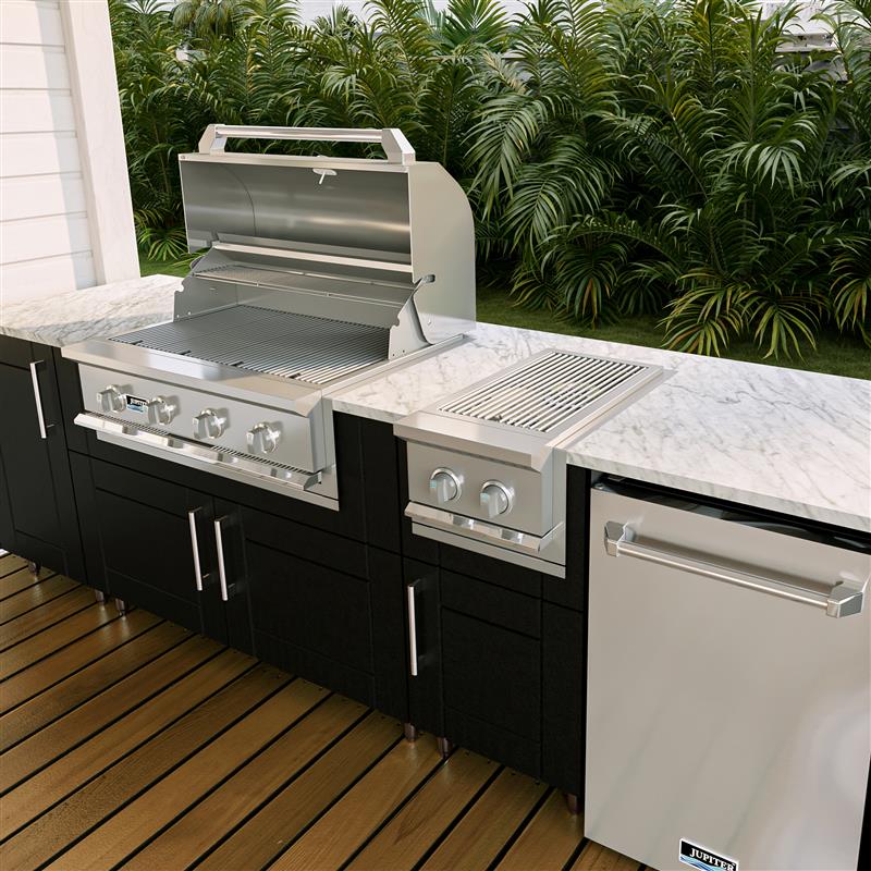 JUPITER 15" Double Side Burner with Insulated Jacket