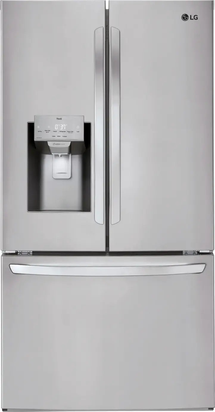 LG 28 cu. ft. 3 Door French Door, Standard Depth, Ice and Water with Single Ice Maker