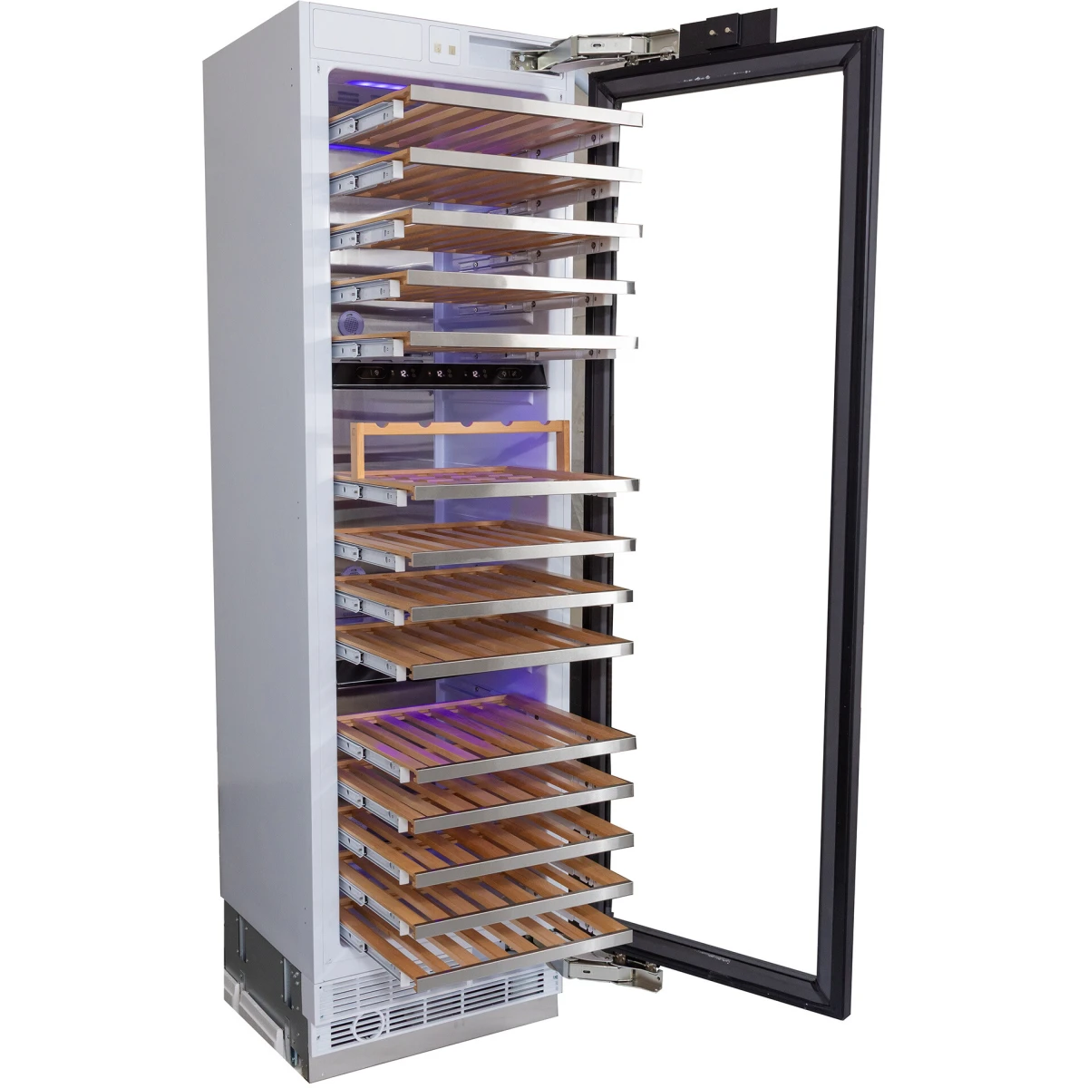 KUCHT K240W-SS 24-in Built-in Three Zones Wine Cooler - Stainless Door