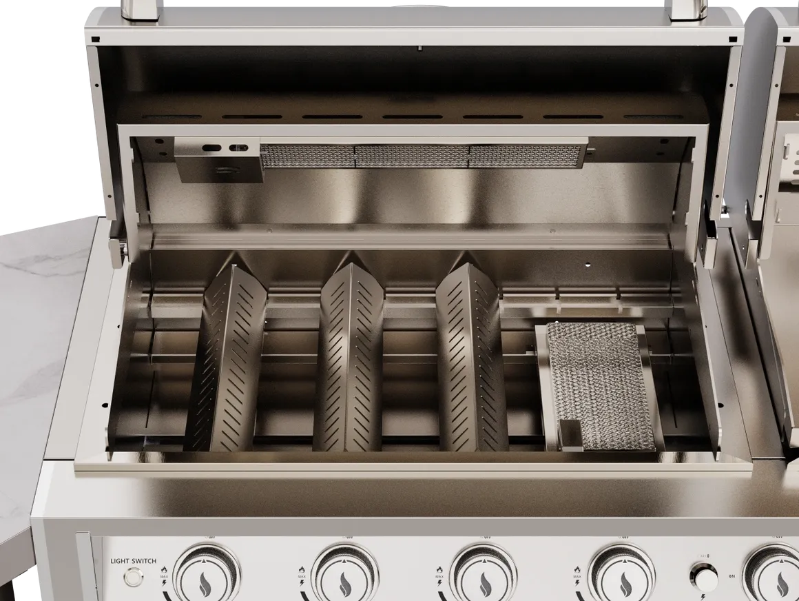 BROIL CHEF Paramount 8 Burner Classic S/S Pizza Oven Modular Suite