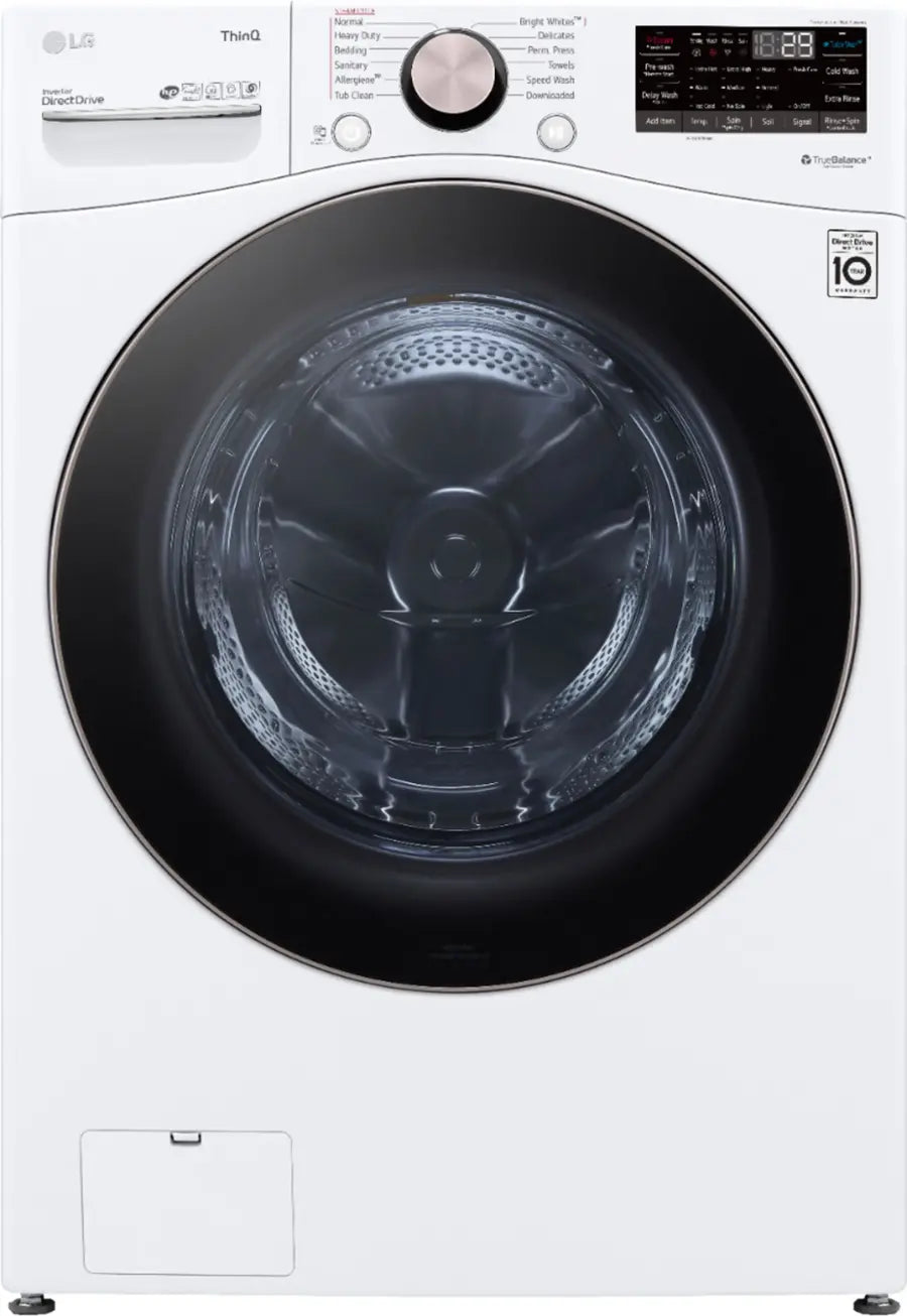 LG 4.5 cu. ft. Ultra Large Capacity Front Load Washer - White