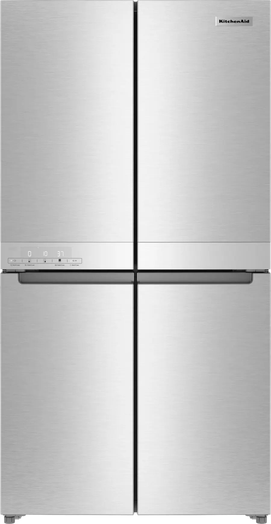 KITCHENAID KRQC506MPS 36-inch wide Counter-Depth 4-Door Refrigerator