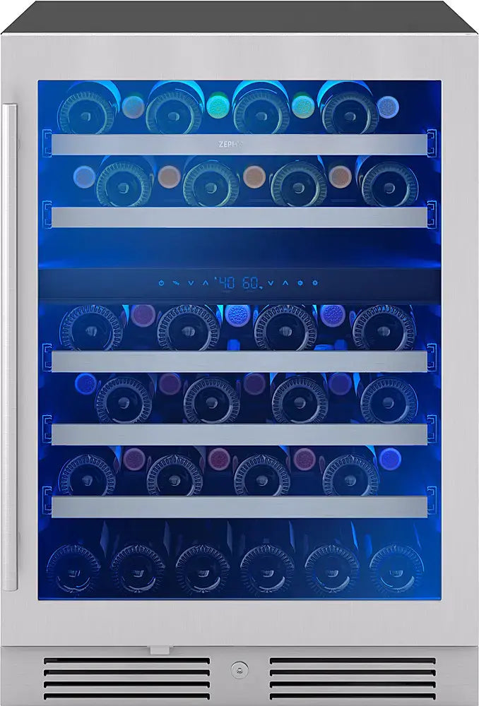 ZEPHYR PRW24C02CG Dual Zone Wine Cooler