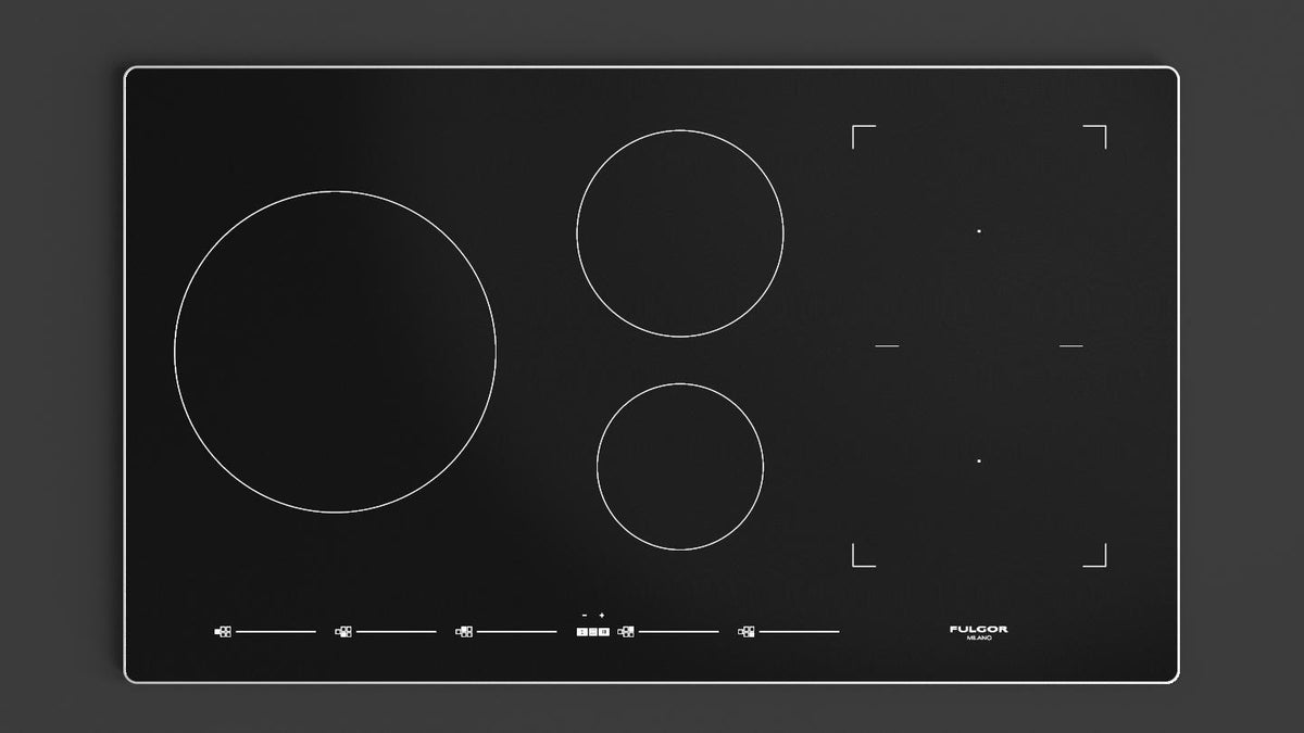 FULGOR MILANO 36 Inch Induction Cooktop with 5 Magnetic Burners
