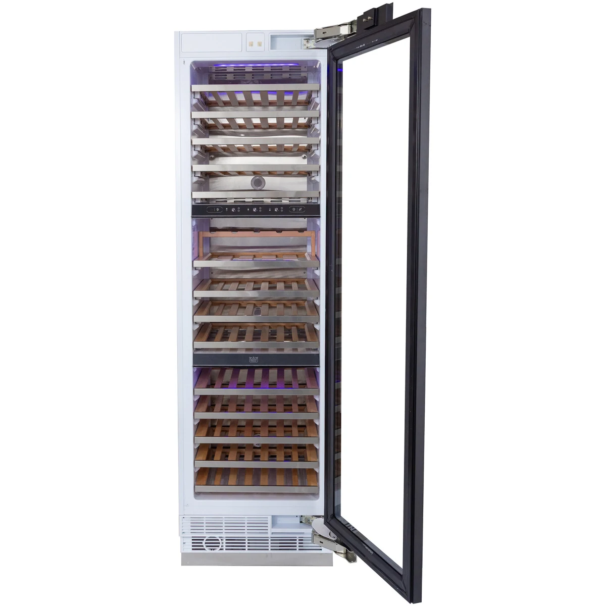 KUCHT K240W-SS 24-in Built-in Three Zones Wine Cooler - Stainless Door