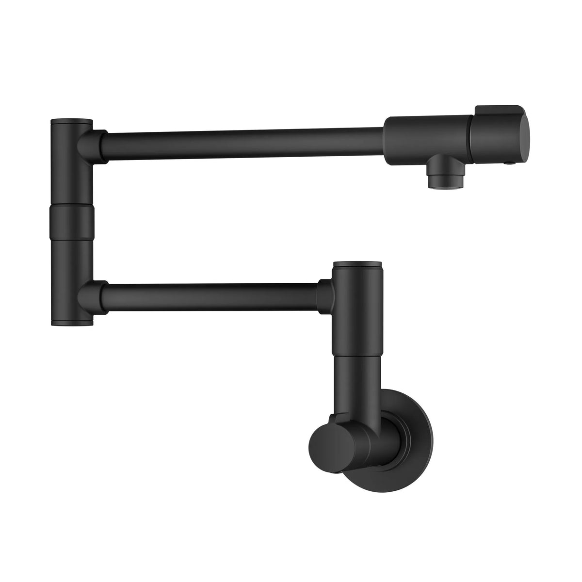 KRAUS KPF-5003MB Bolden 2 Handle Wall Mount Pot Filler in Matte Black