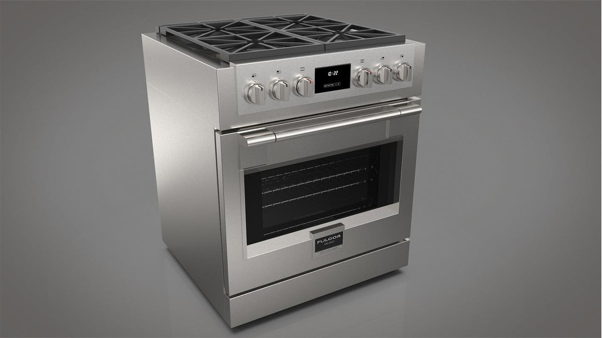 FULGOR MILANO F6PGR304S2 30&quot; ALL GAS PRO RANGE