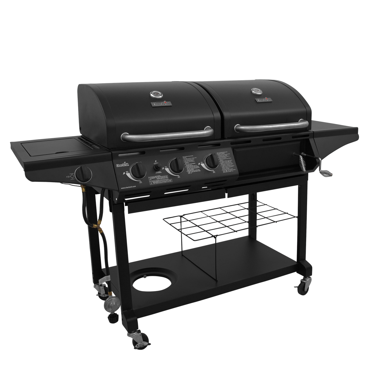 Char-Broil 463714514 Deluxe Charcoal &amp; Gas Combo Grill