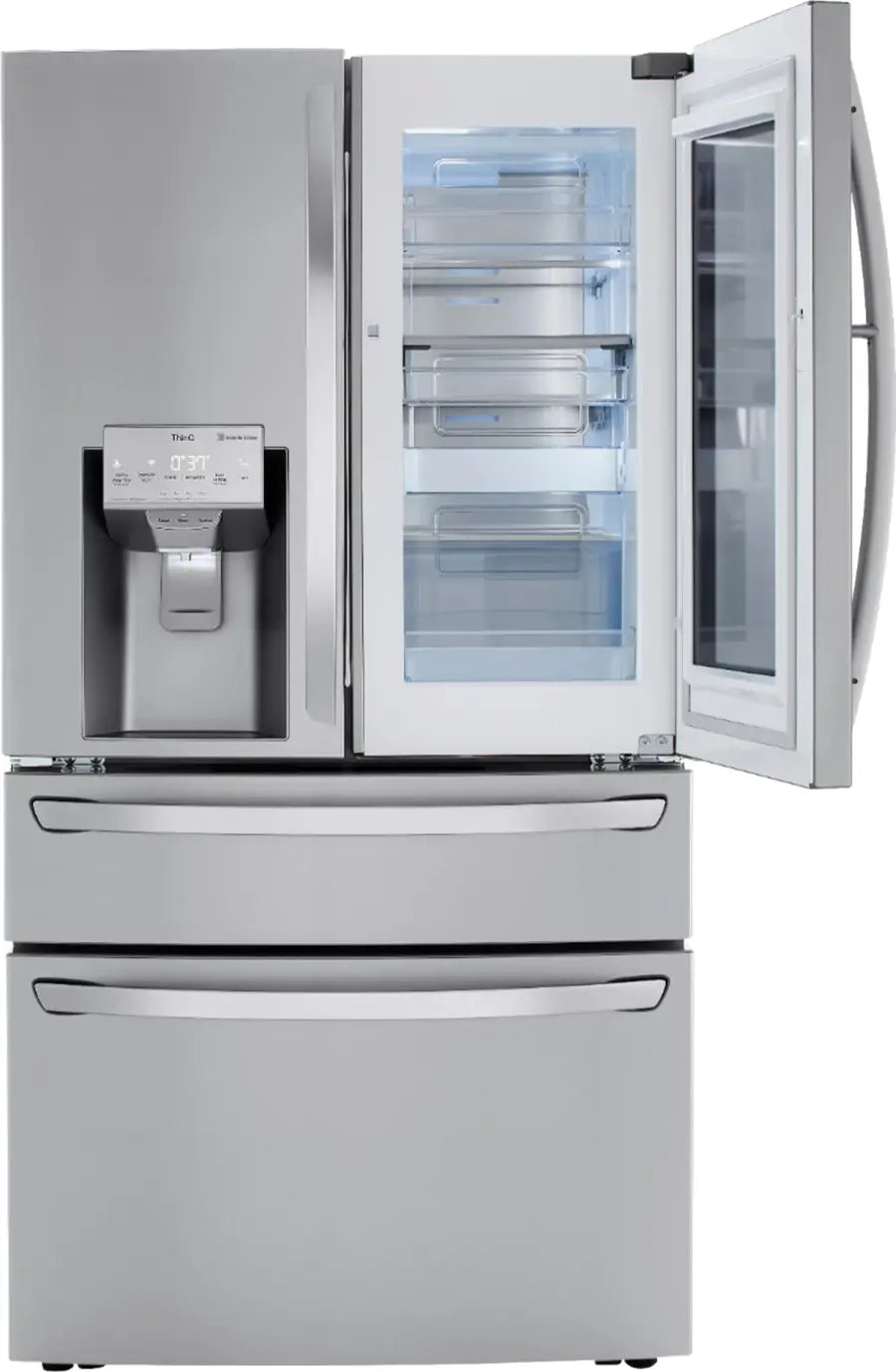 LG 23 cu. ft. Smart Wi-Fi Enabled InstaView® Door-in-Door® Counter-Depth Refrigerator