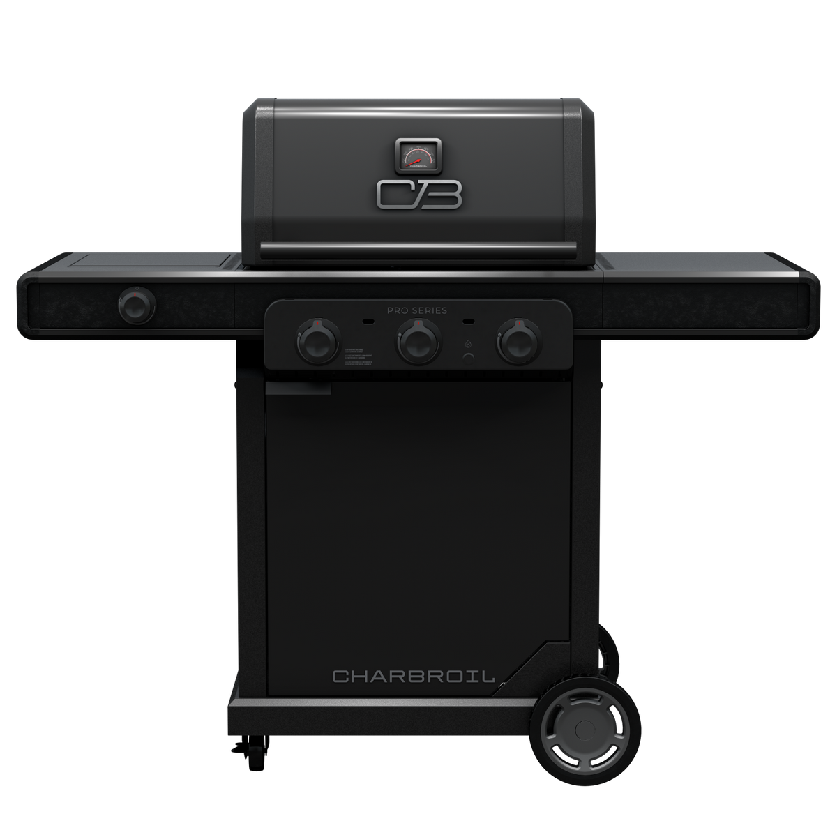 Char-Broil 463366724 Pro 3-Burner Gas Grill with Side Burner