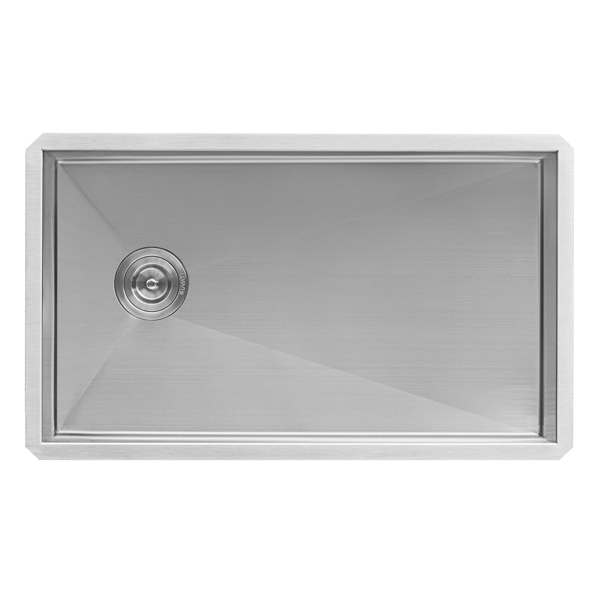 RUVATI RVH7490  32-inch Slope Bottom Offset Drain Reversible Kitchen Undermount Sink