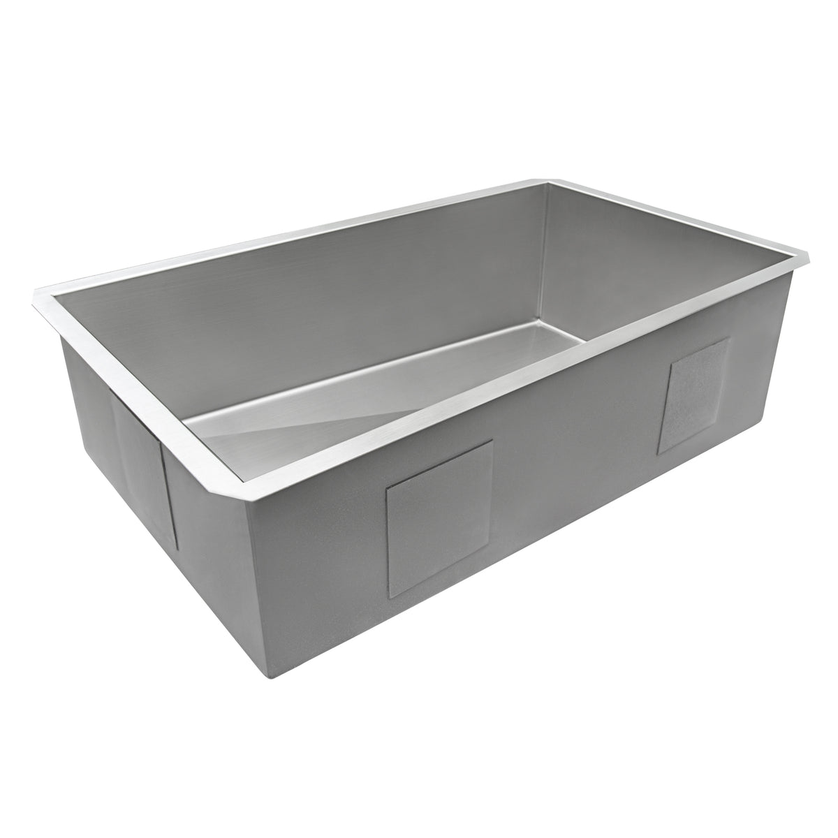 RUVATI RVH7490  32-inch Slope Bottom Offset Drain Reversible Kitchen Undermount Sink