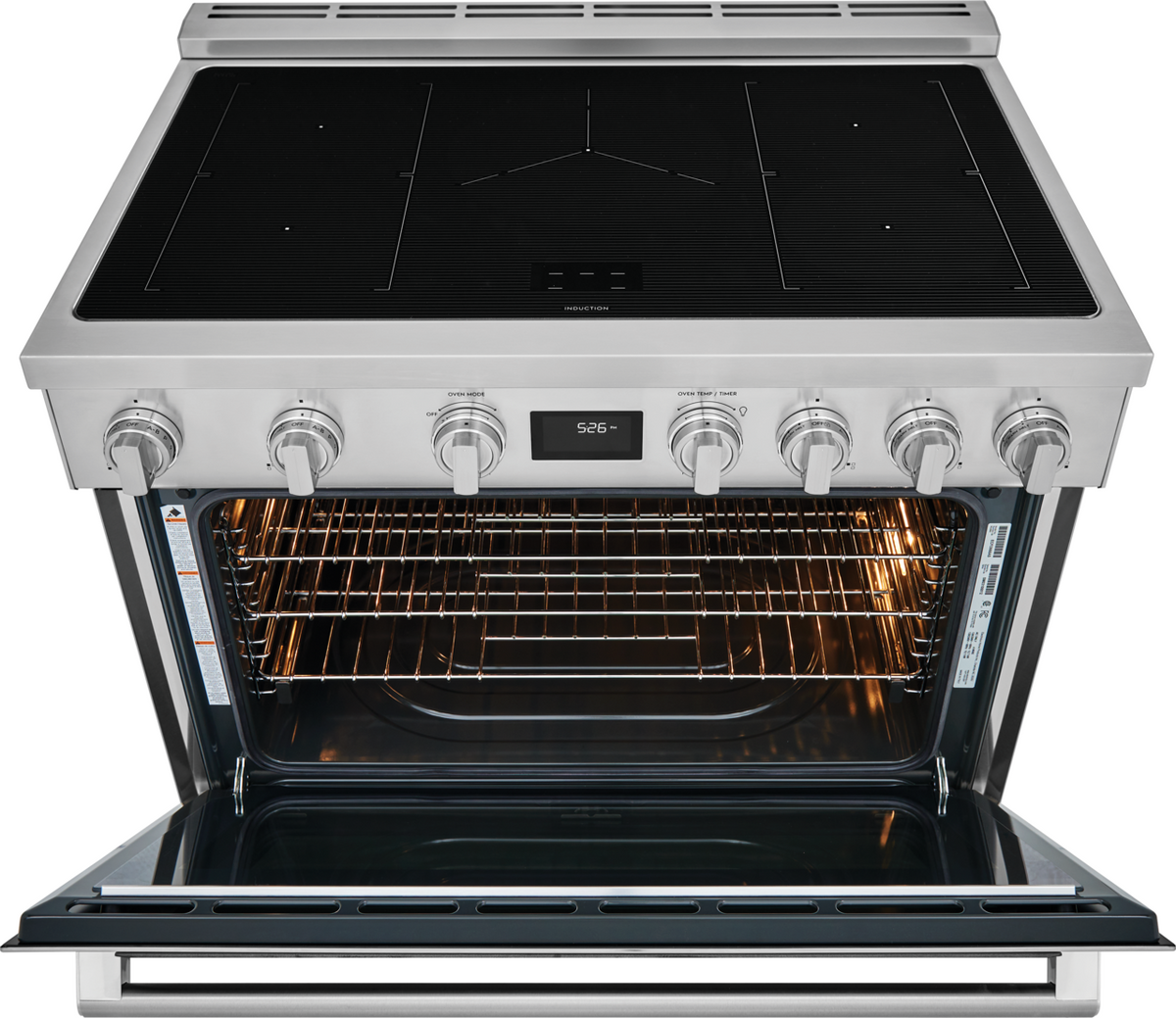 ELECTROLUX ECFI3668AS 36&quot; Induction Freestanding Range