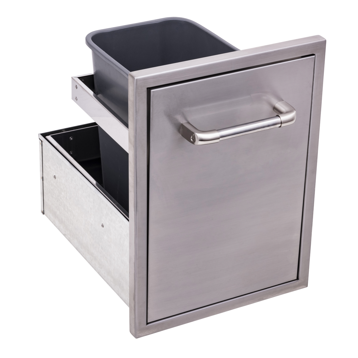 Char-Broil Medallion Series™ Built-In LP Tank and Trash Drawer