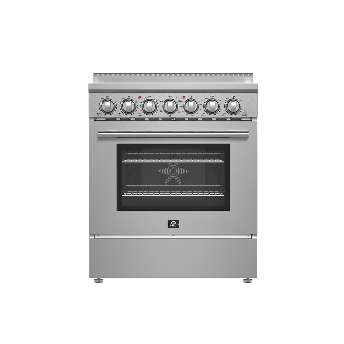 FORNO FFSEL6011-30 30" / 4.4 CF Electric Range, True Convection - Stainless