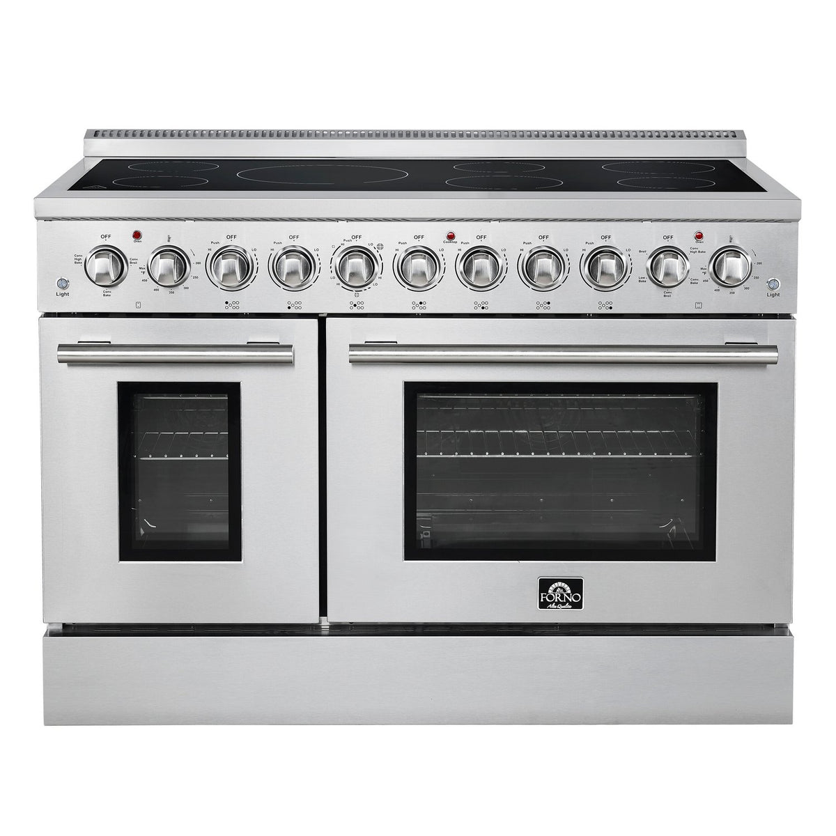 FORNO FFSEL6011-48 48" / 6.7 CF Electric Range, True Convection - Stainless
