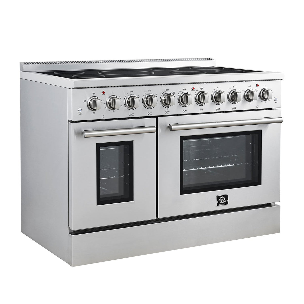 FORNO FFSEL6011-48 48" / 6.7 CF Electric Range, True Convection - Stainless