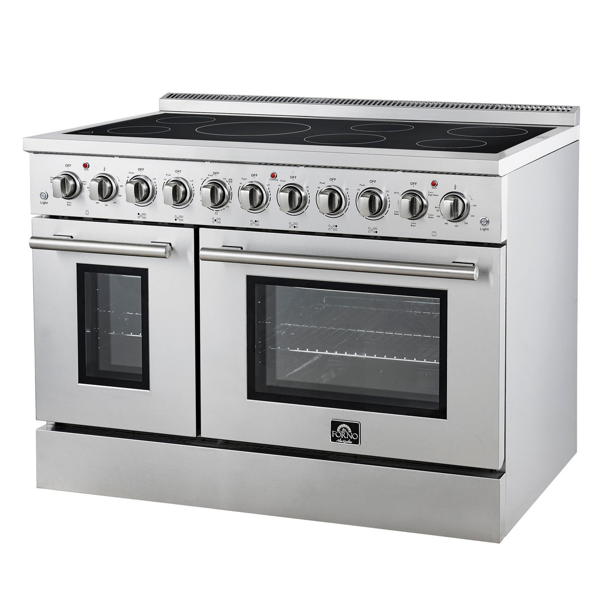 FORNO FFSEL6011-48 48" / 6.7 CF Electric Range, True Convection - Stainless