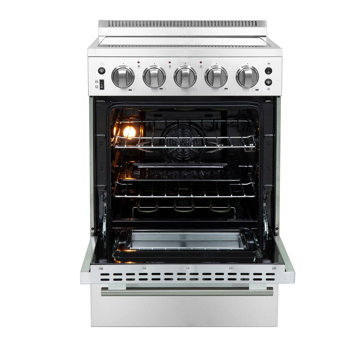 FORNO FFSEL6069-24 24" Electric Range - Stainless