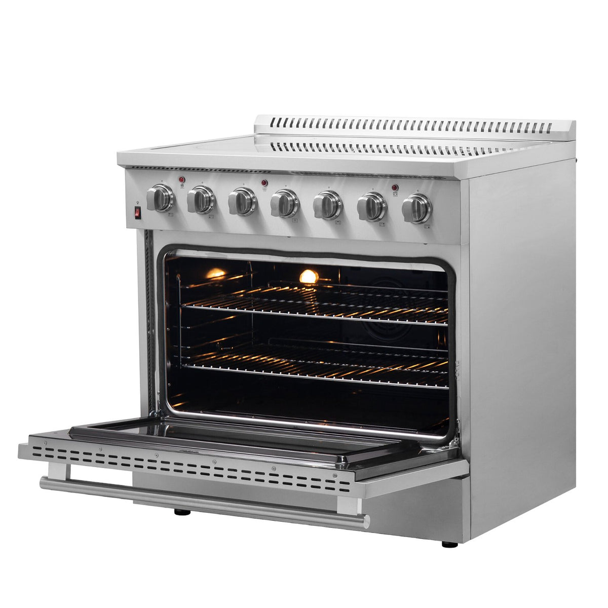 FORNO FFSEL6083-36 36" / 5.4 CF Electric Range, True Convection - Stainless