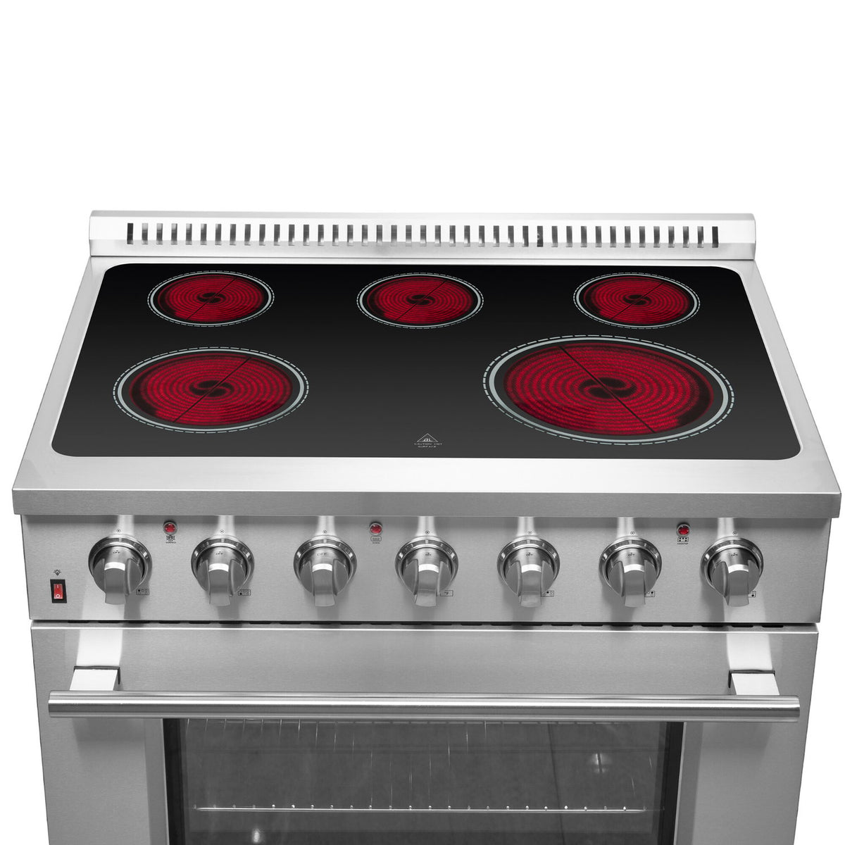 FORNO FFSEL6083-36 36" / 5.4 CF Electric Range, True Convection - Stainless