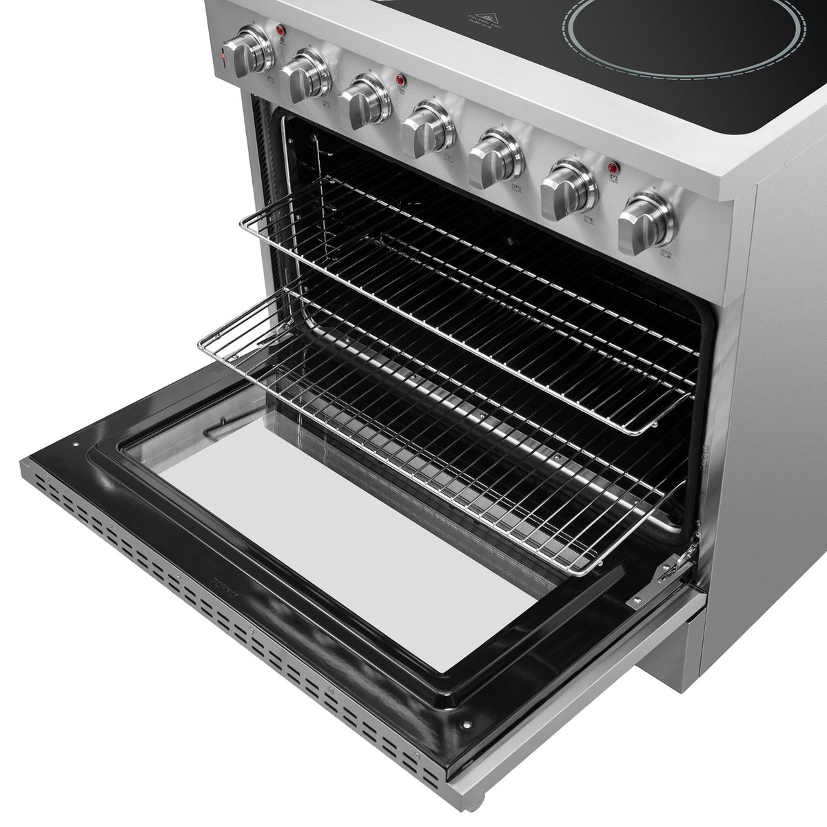 FORNO FFSEL6083-36 36" / 5.4 CF Electric Range, True Convection - Stainless