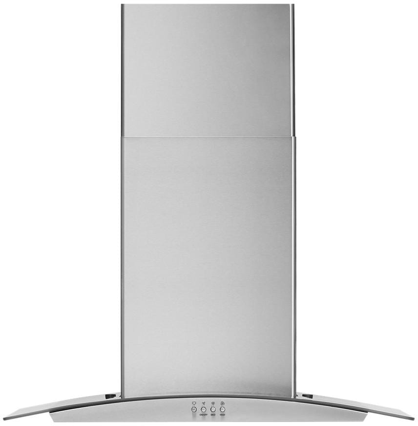 WHIRLPOOL WVW51UC0LS 30&quot; Curved Glass Wall Mount Range Hood