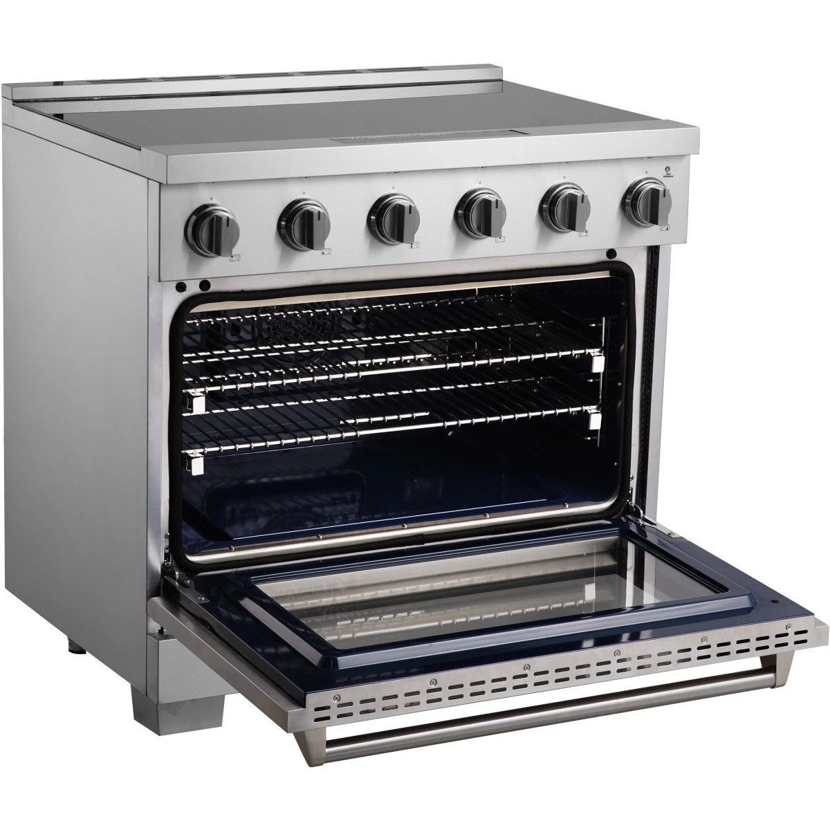 KUCHT KIN36-SS 36 Inch Freestanding Induction Range with 5 Heating Elements