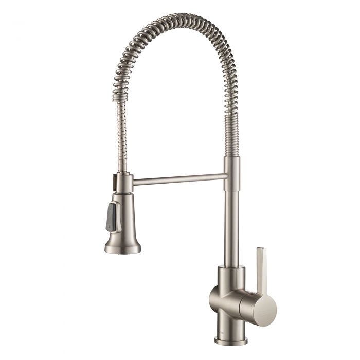 KRAUS Britt Commercial Style Kitchen Faucet in Spot Free Stainless Steel