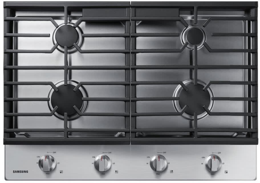 SAMSUNG NA30R5310FS/AA 30&quot; 4-Burner Gas Cooktop with Knob Controls