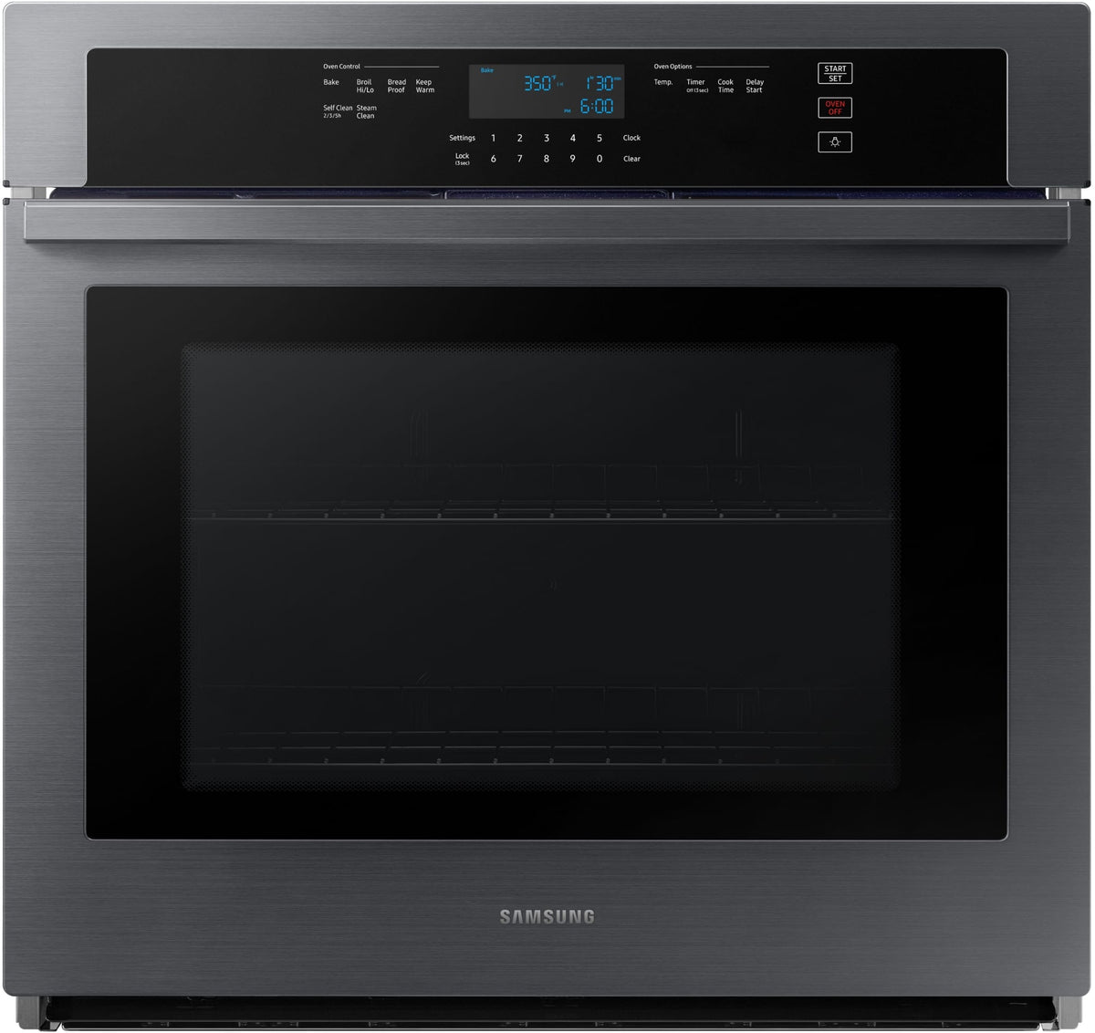SAMSUNG NV51T5511SG/AA 30&quot; Smart Single Wall Oven in Black Stainless Steel