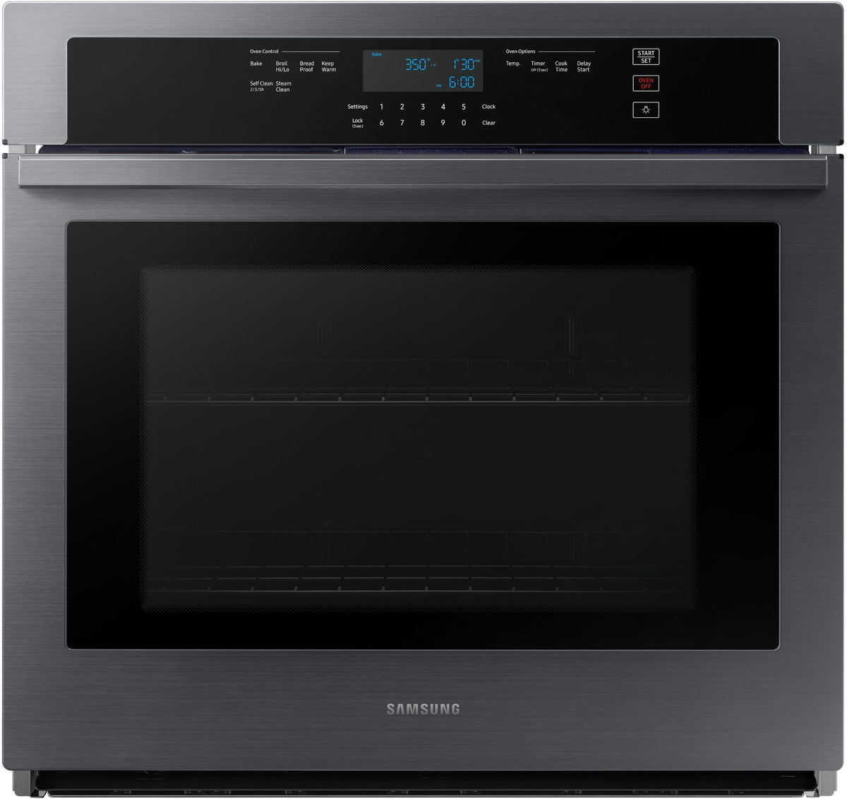 SAMSUNG NV51T5511SG/AA 30&quot; Smart Single Wall Oven in Black Stainless Steel