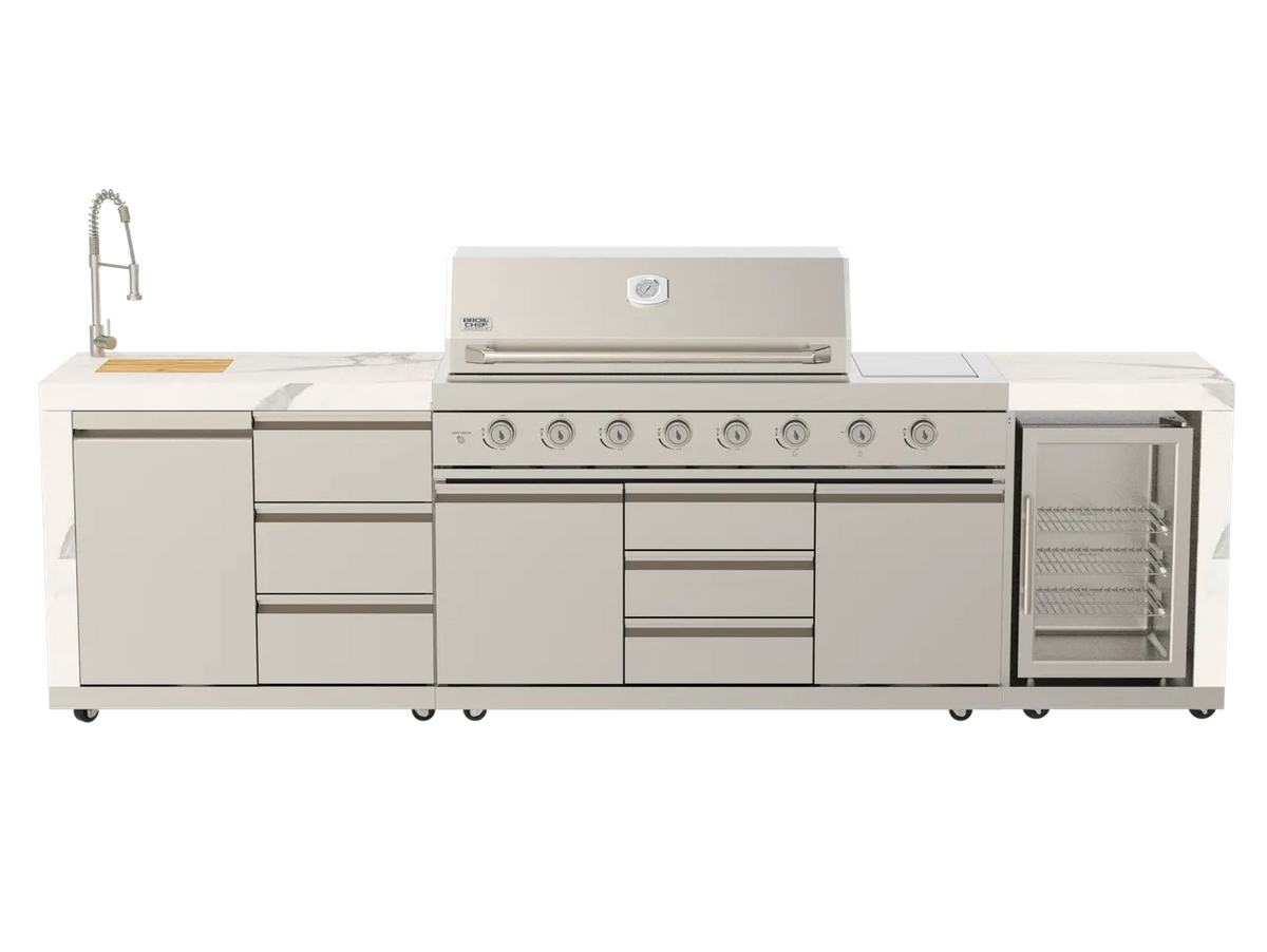 BROIL CHEF Yosemite Classic SS 8-Burner G Suite