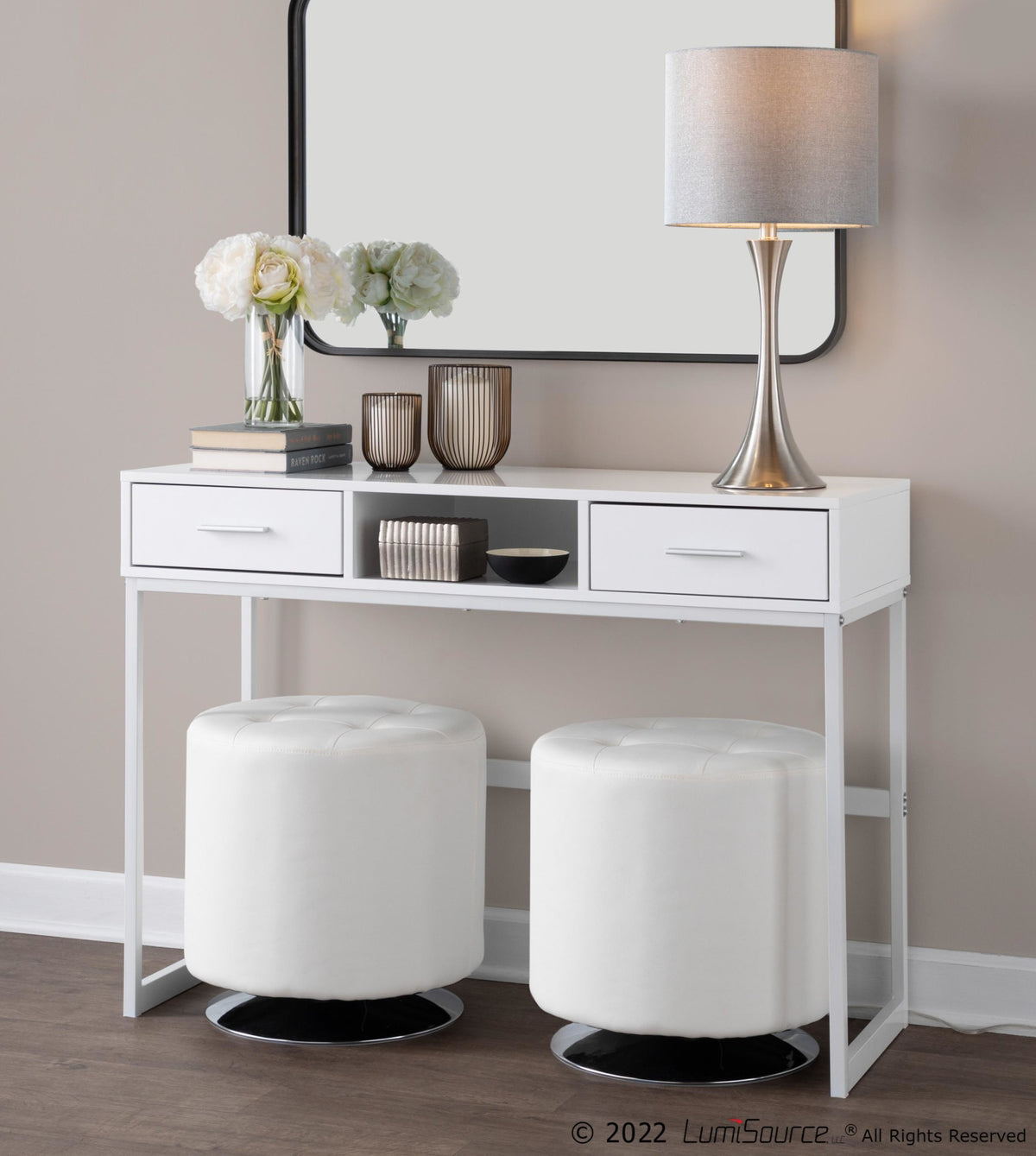 LUMISOURCE FRANKLIN CONSOLE TABLE