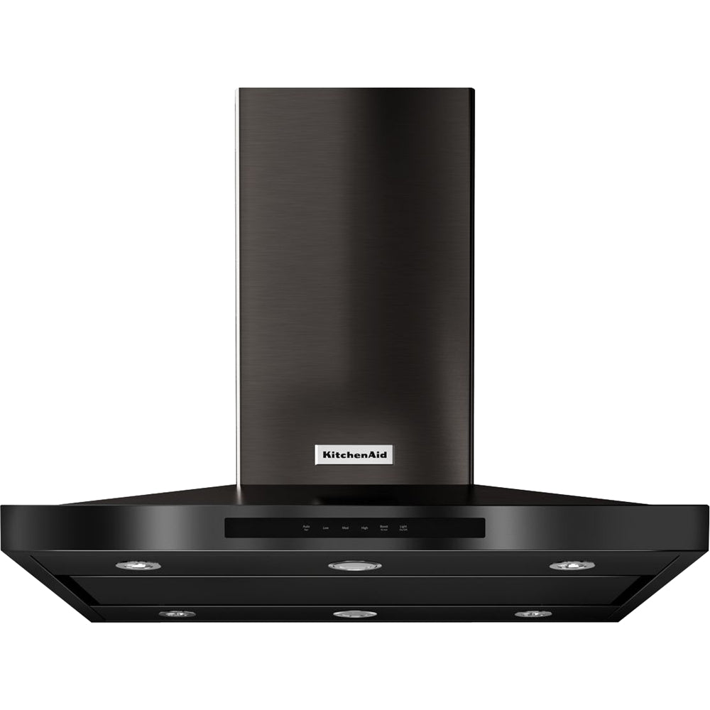 KITCHENAID KVIB606DBS 36&quot; Island-Mount, 3-Speed Canopy Hood