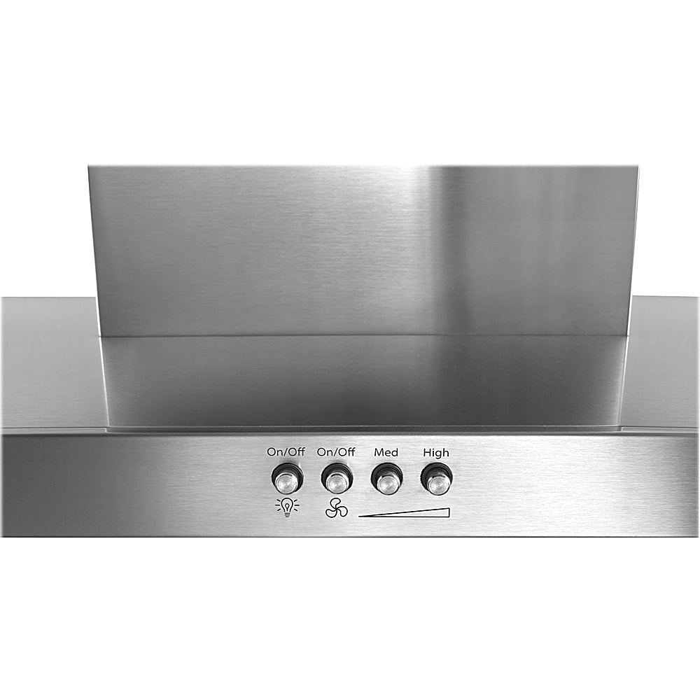 WHIRLPOOL WVW57UC0FS 30&quot; Stainless Steel Wall Mount Flat Range Hood