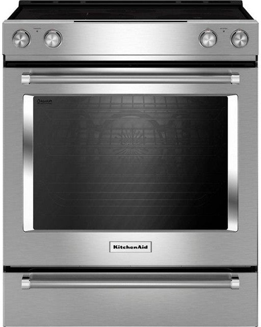 KITCHENAID KSEG700ESS 30-Inch 5-Element Electric Slide-In Convection Range