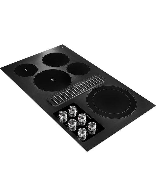 KITCHENAID KCED606GBL 36" Electric Downdraft Cooktop with 5 Elements ED Supply