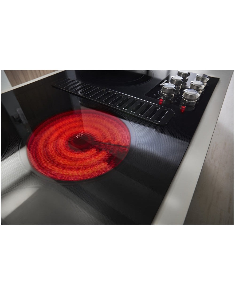 KITCHENAID KCED606GBL 36&quot; Electric Downdraft Cooktop with 5 Elements