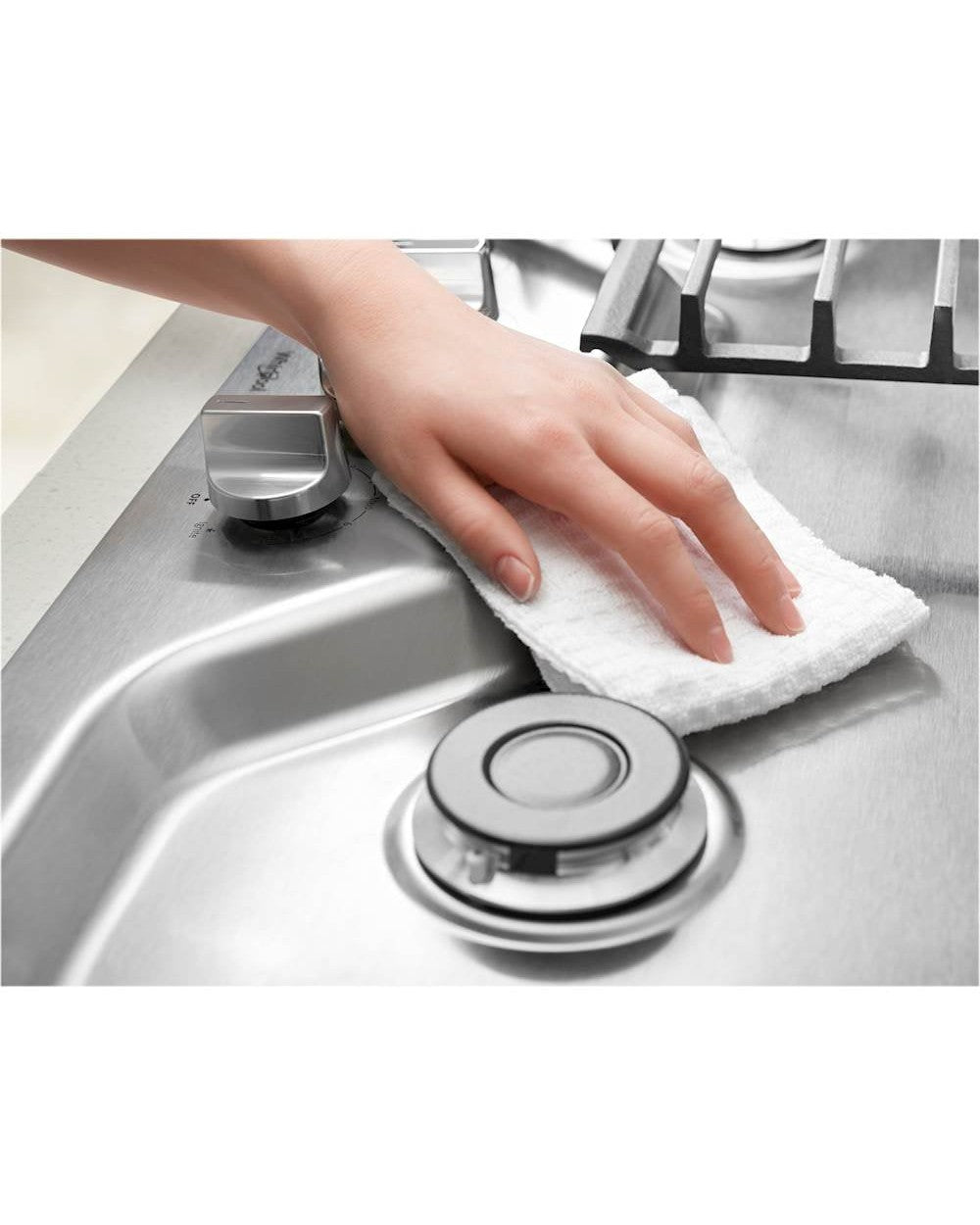 WHIRLPOOL WCG97US0HS 30-inch Gas Cooktop with Griddle