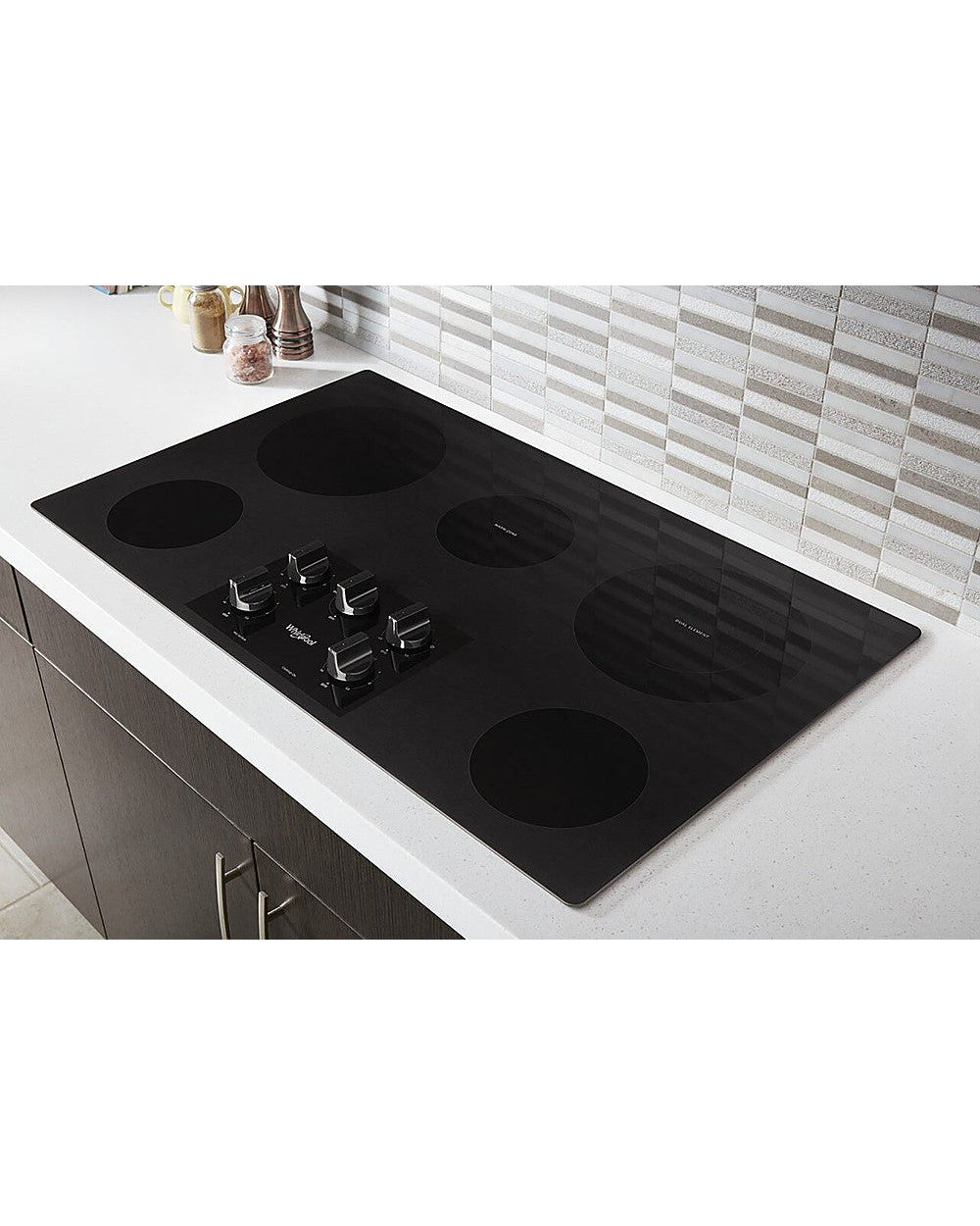 WHIRLPOOL WCE55US6HB 36 inch Electric Ceramic Glass Cooktop ED